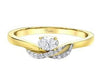 Yellow Gold Canadian Diamond Engagement Ring.