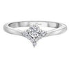 White Gold Canadian Diamond Engagement Ring.