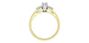 Yellow Gold Canadian Diamond Engagement Ring.