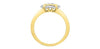 Yellow Gold, White Gold Diamond Engagement Ring.