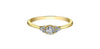 Yellow Gold Canadian Diamond Engagement Ring.