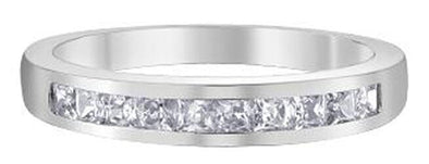 White Gold Diamond Band.