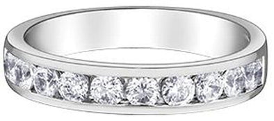 White Gold Diamond Band.