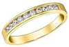 Yellow Gold Diamond Band.