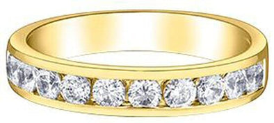 Yellow Gold Diamond Band.