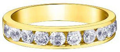 Yellow Gold Diamond Band.