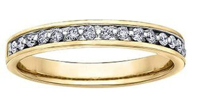 Yellow Gold Diamond Band.