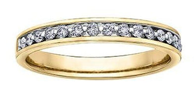 Yellow Gold Diamond Band.