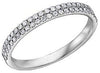 White Gold Diamond Band.