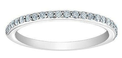 White Gold Lab-Grown Diamond Band.