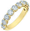 Yellow Gold Lab-Grown Diamond Band.