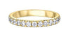 Yellow Gold Diamond Band.