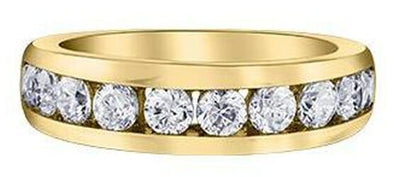 Yellow Gold Diamond Band.