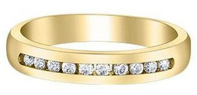 Yellow Gold Diamond Band.