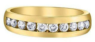 Yellow Gold Diamond Band.