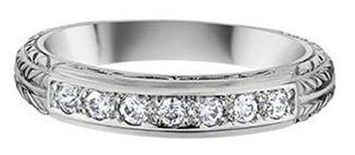 White Gold Diamond Band.