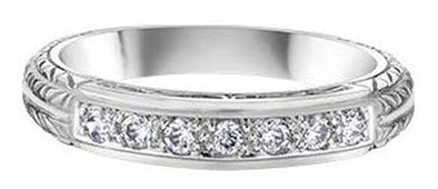 White Gold Diamond Band.