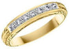 Yellow Gold Diamond Band.