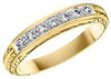 Yellow Gold Diamond Band.