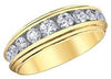 Yellow Gold Diamond Band.