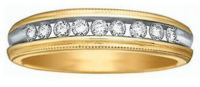 Yellow Gold Diamond Band.