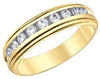 Yellow Gold Diamond Band.