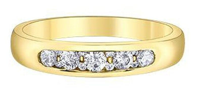 Yellow Gold Diamond Band.