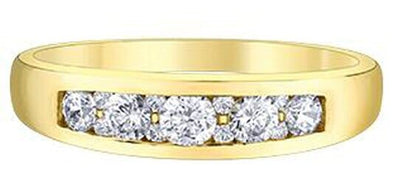 Yellow Gold Diamond Band.