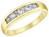 Yellow Gold Diamond Band.