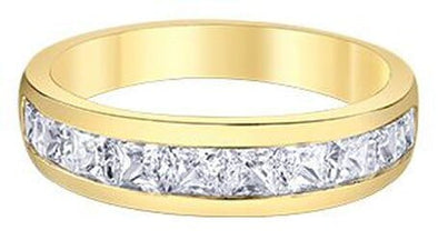 Yellow Gold Diamond Band.