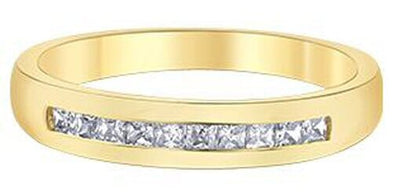 Yellow Gold Diamond Band.