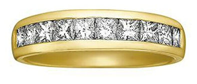 Yellow Gold Diamond Band.