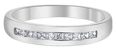 White Gold Diamond Band.