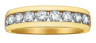 Yellow Gold Diamond Band.