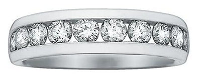 White Gold Diamond Band.