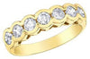 Yellow Gold Diamond Band.