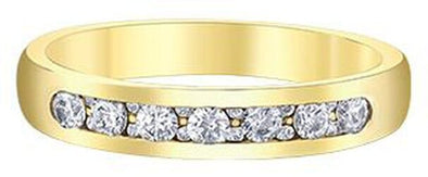 Yellow Gold Diamond Band.