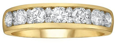 Yellow Gold Diamond Band.