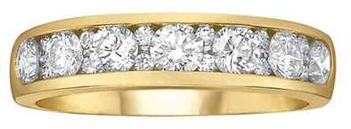 Yellow Gold Diamond Band.