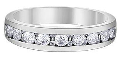 White Gold Diamond Band.