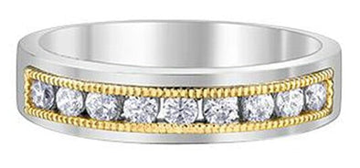 White Gold Diamond Band.