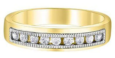 Yellow Gold Diamond Band.