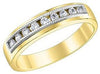 Yellow Gold Diamond Band.