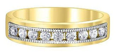 Yellow Gold Diamond Band.