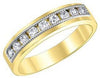 Yellow Gold Diamond Band.