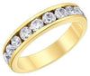 Yellow Gold Diamond Band.