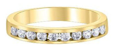 Yellow Gold Diamond Band.