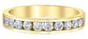 Yellow Gold Diamond Band.