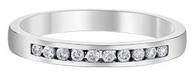 White Gold Diamond Band.