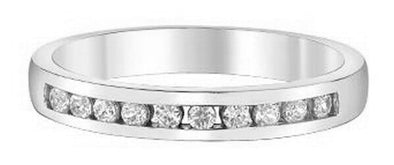 White Gold Diamond Band.